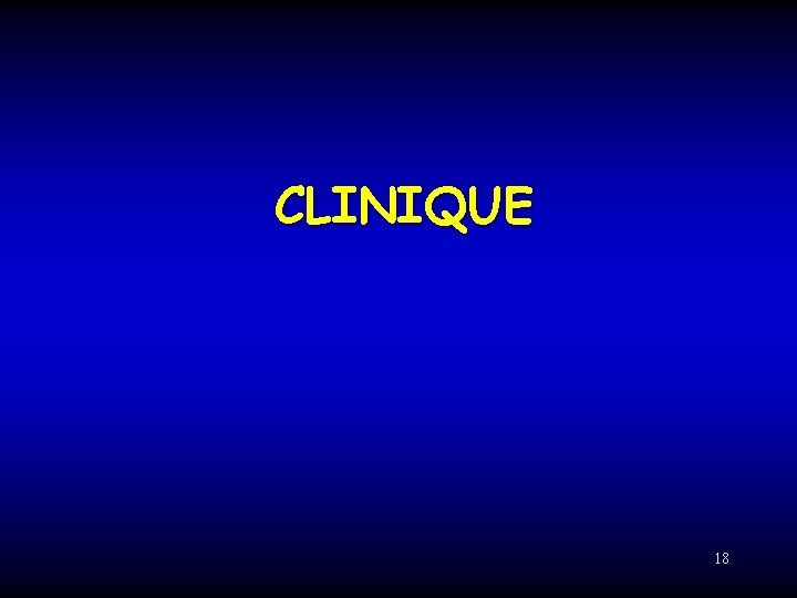 CLINIQUE 18 