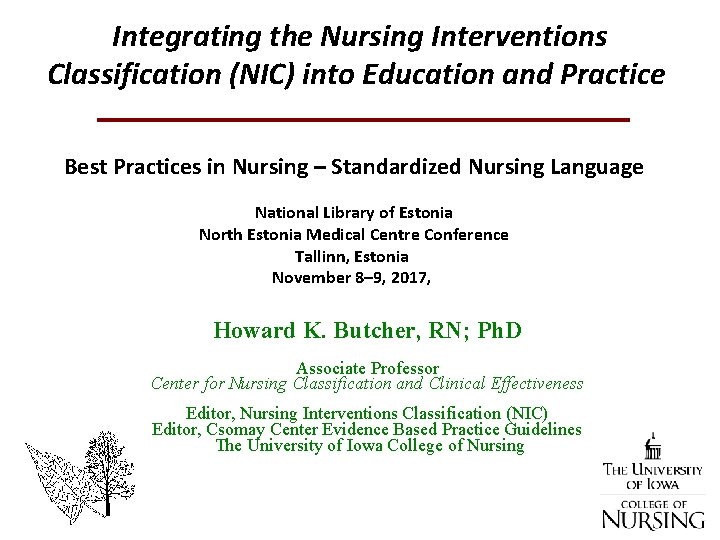 Integrating the Nursing Interventions Classification (NIC) into Education and Practice Best Practices in Nursing