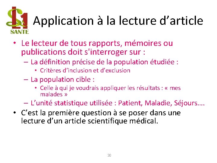 Application à la lecture d’article • Le lecteur de tous rapports, mémoires ou publications