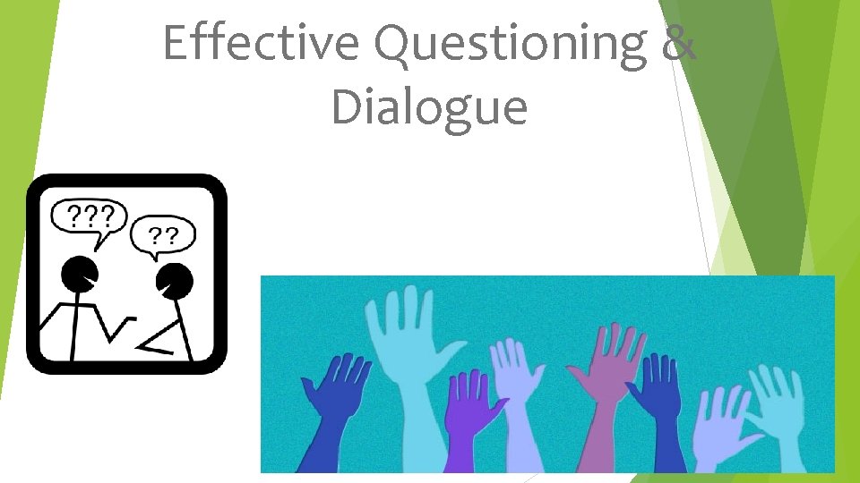 Effective Questioning & Dialogue 