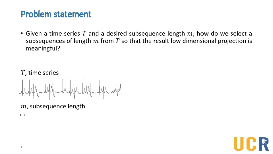 Problem statement • 11 