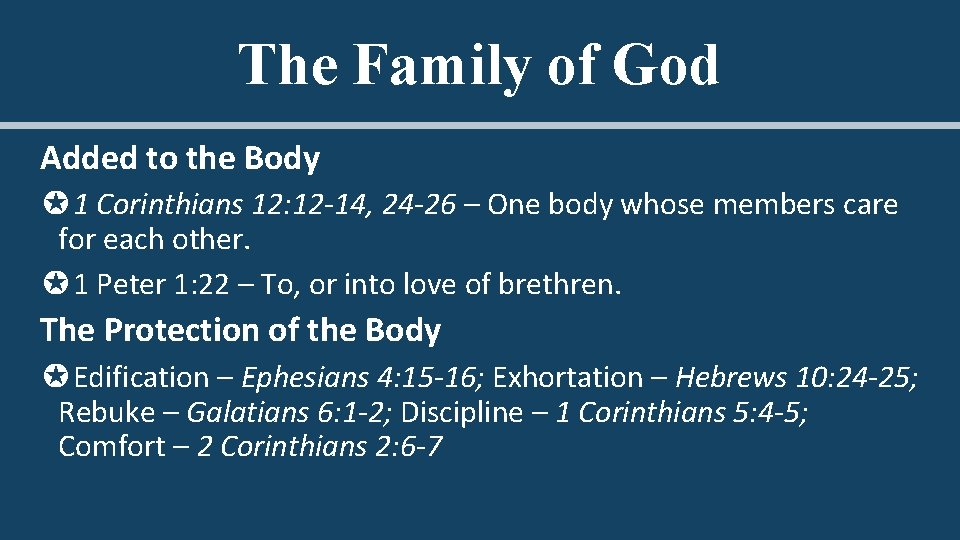 The Family of God Added to the Body ✪ 1 Corinthians 12: 12 -14, The Family of God Added to the Body ✪ 1 Corinthians 12: 12 -14,