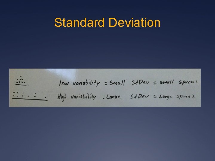 Standard Deviation 
