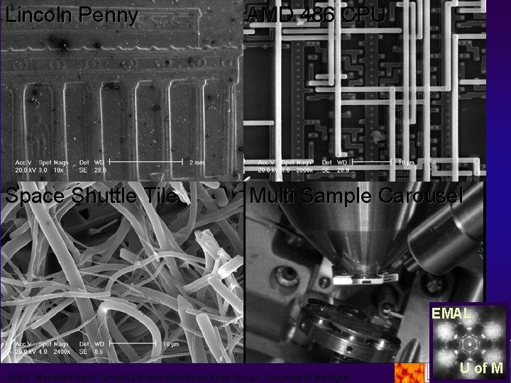 Lincoln Penny AMD 486 CPU Space Shuttle Tile Multi Sample Carousel EMAL John F.