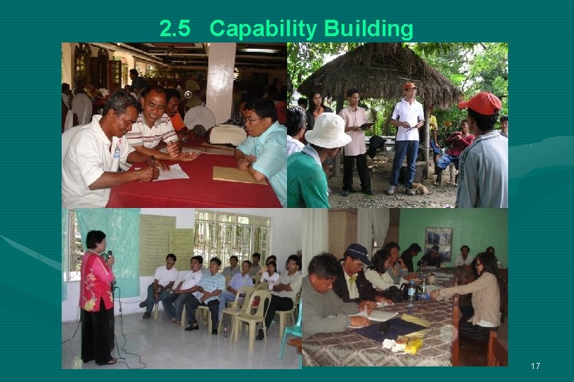 2. 5 Capability Building 17 