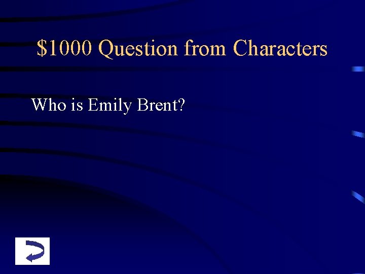 $1000 Question from Characters Who is Emily Brent? 