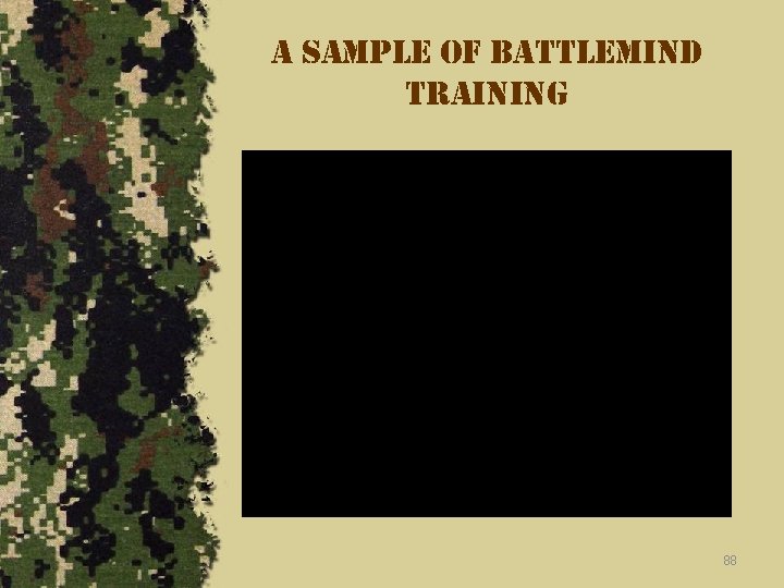 a sample of battlemind training 88 