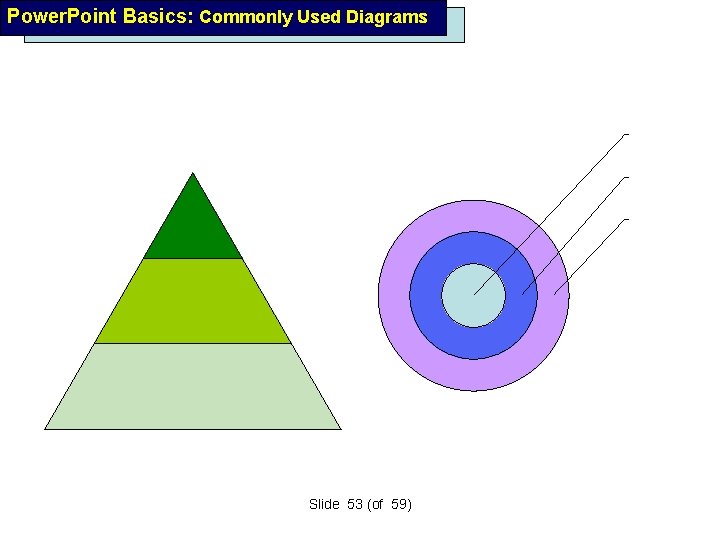 Power. Point Basics: Commonly Used Diagrams Slide 53 (of 59) 