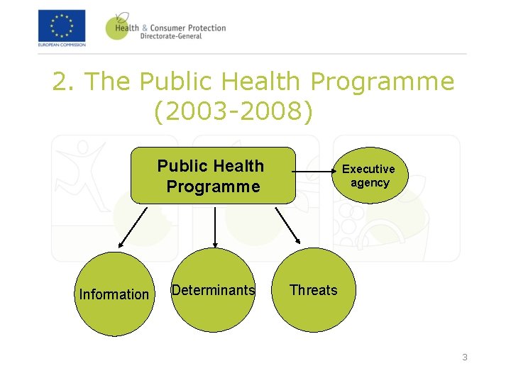 2. The Public Health Programme (2003 -2008) Public Health Programme Information Determinants Executive agency 2. The Public Health Programme (2003 -2008) Public Health Programme Information Determinants Executive agency