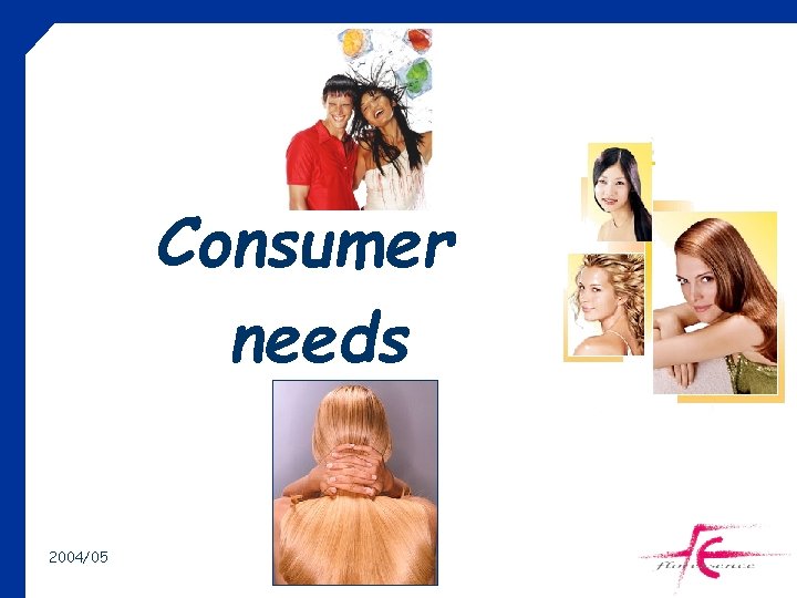 Consumer needs 2004/05 