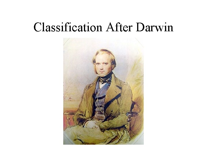 Classification After Darwin 