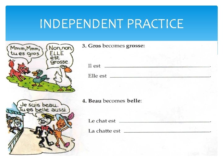 INDEPENDENT PRACTICE INDEPENDENT PRACTICE