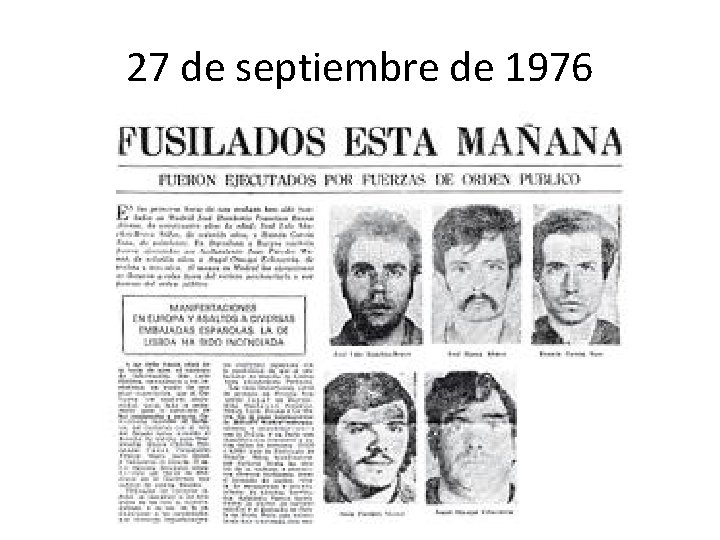 27 de septiembre de 1976 27 de septiembre de 1976