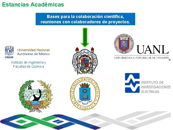 Estancias Académicas Universidad Veracruzana Bases para la colaboración científica, Innovación Académica y Descentralización para