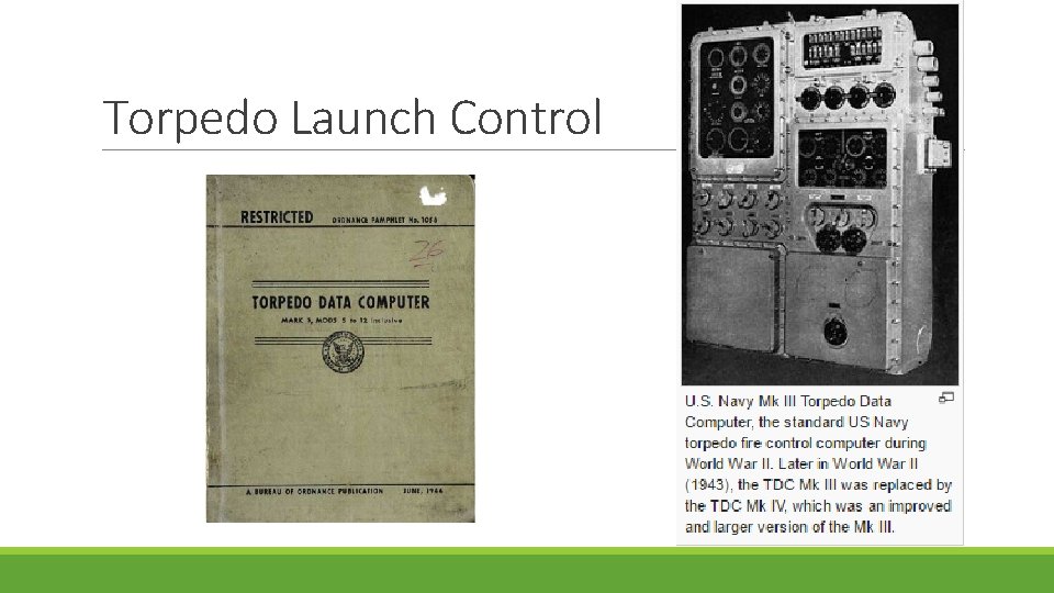 Torpedo Launch Control 