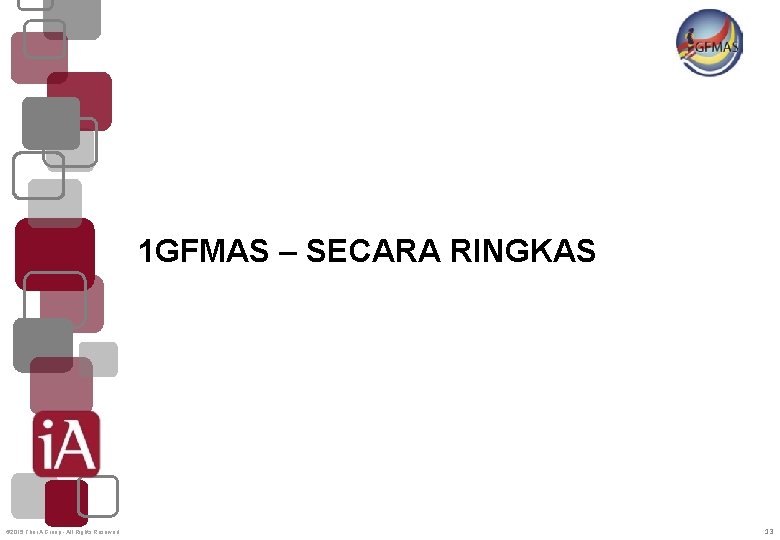 1 GFMAS – SECARA RINGKAS © 2015 The i. A Group - All Rights