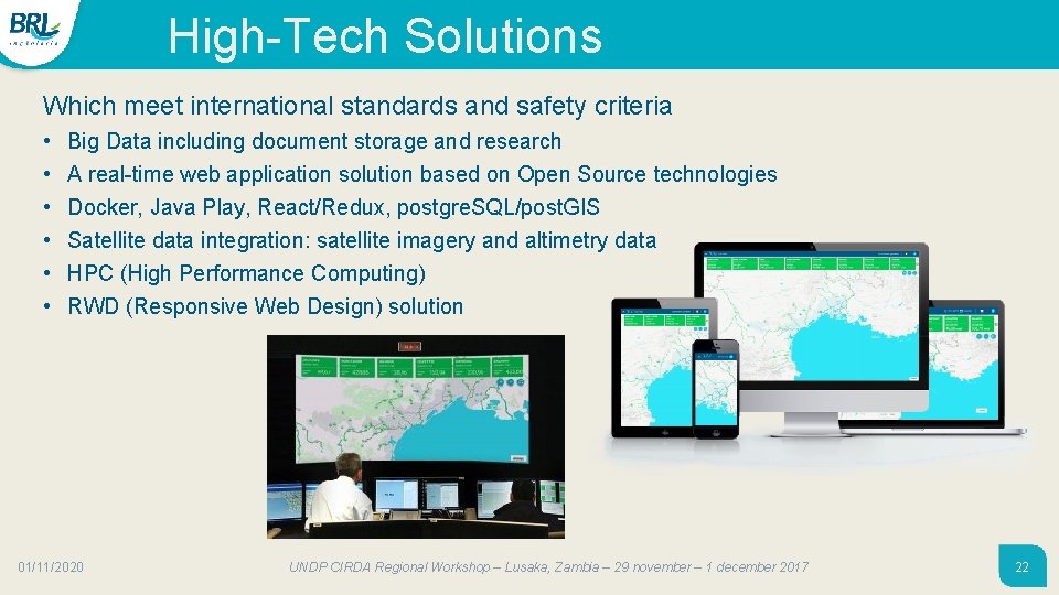 High-Tech Solutions Which meet international standards and safety criteria • • • Big Data High-Tech Solutions Which meet international standards and safety criteria • • • Big Data