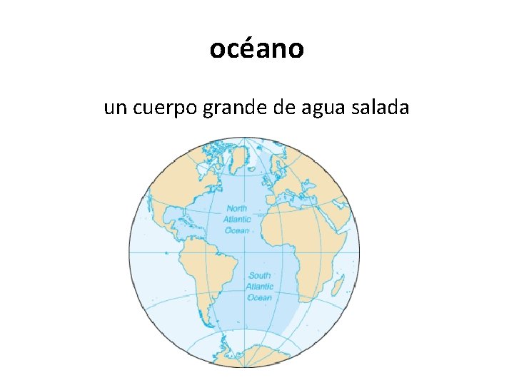 océano un cuerpo grande de agua salada 