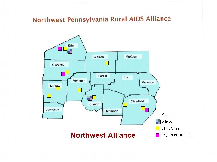 Key Offices Clinic Sites Northwest Alliance 52 Physician Locations National Quality Center (NQC) 