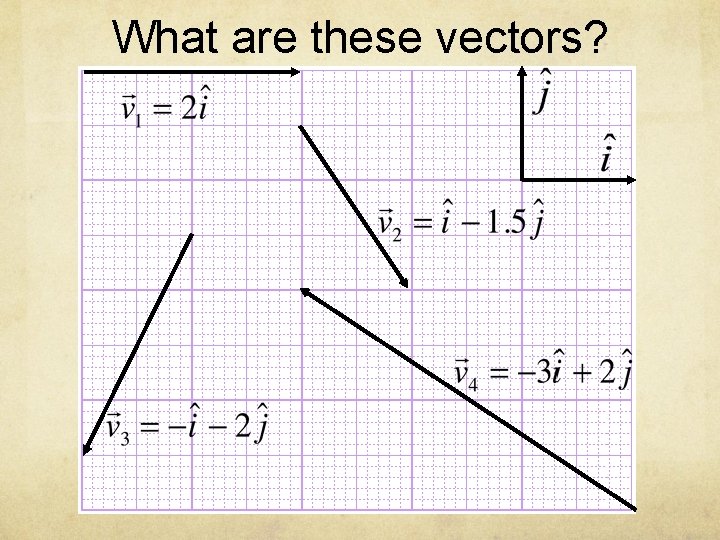 What are these vectors? 