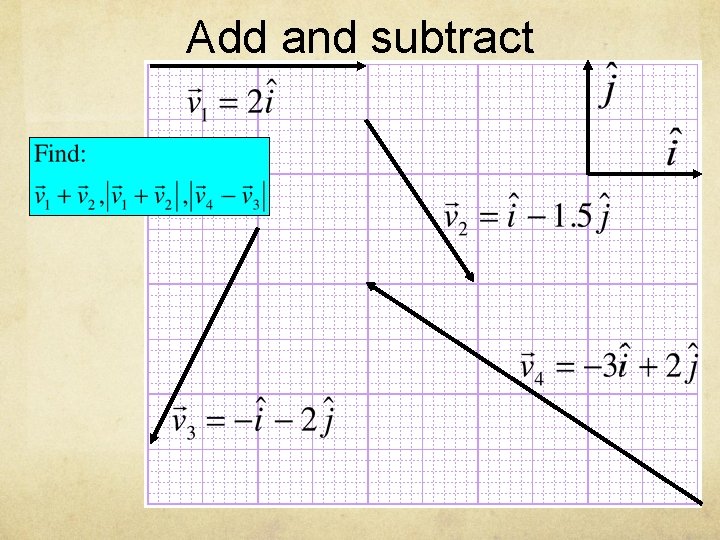 Add and subtract 