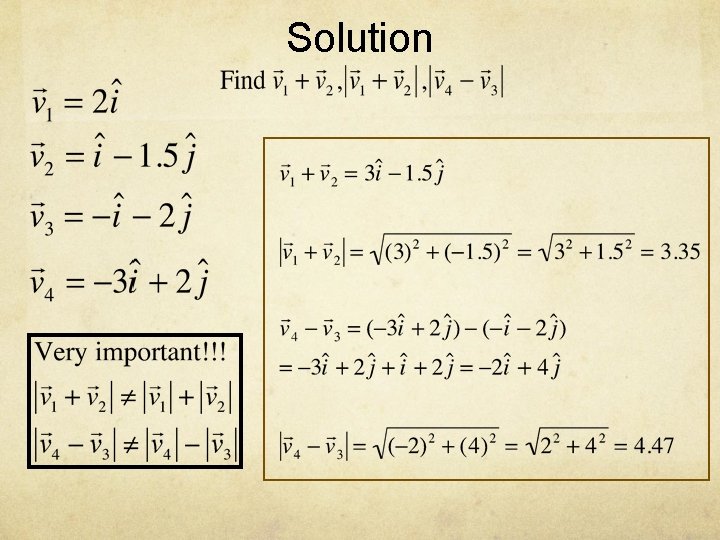 Solution 