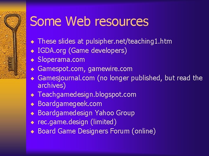 Some Web resources ¨ ¨ ¨ ¨ ¨ These slides at pulsipher. net/teaching 1. Some Web resources ¨ ¨ ¨ ¨ ¨ These slides at pulsipher. net/teaching 1.