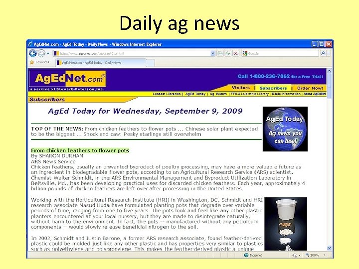 Daily ag news 