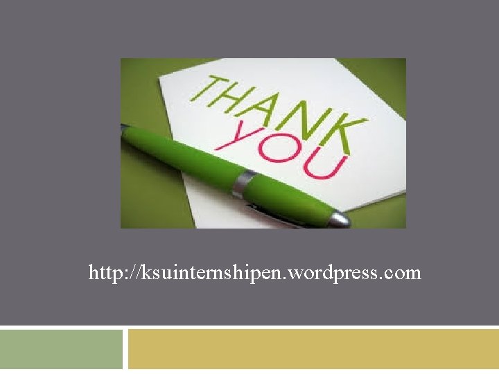 http: //ksuinternshipen. wordpress. com 