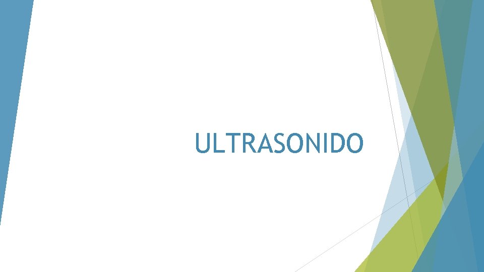 ULTRASONIDO 