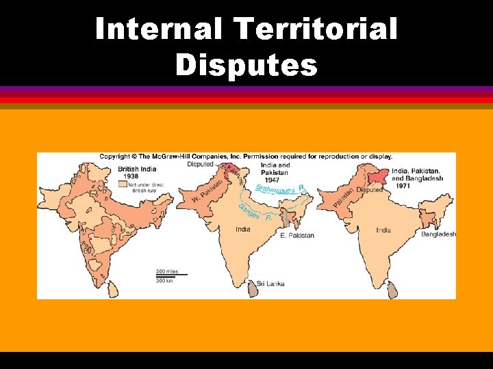 Internal Territorial Disputes 