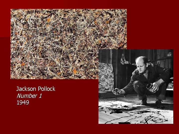 Jackson Pollock Number 1 1949 