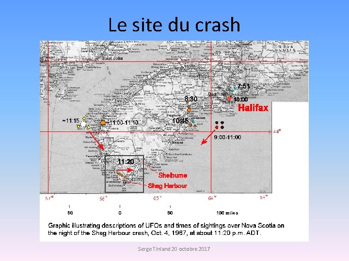 Le site du crash Serge Tinland 20 octobre 2017 