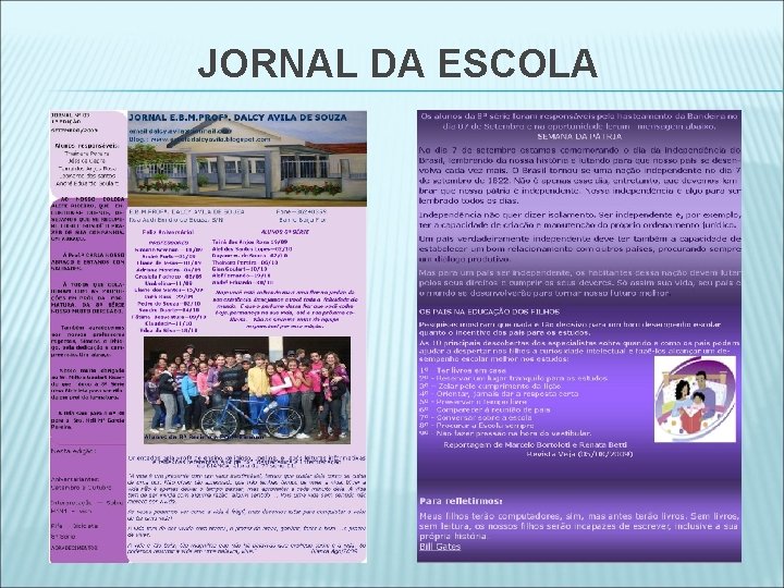 JORNAL DA ESCOLA 