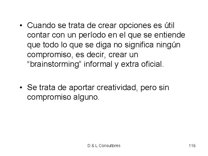 • Cuando se trata de crear opciones es útil contar con un período • Cuando se trata de crear opciones es útil contar con un período