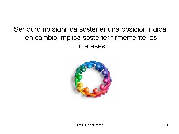 Ser duro no significa sostener una posición rígida, en cambio implica sostener firmemente los Ser duro no significa sostener una posición rígida, en cambio implica sostener firmemente los