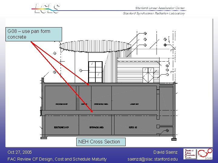 G 08 – use pan form concrete NEH Cross Section Oct 27, 2005 FAC