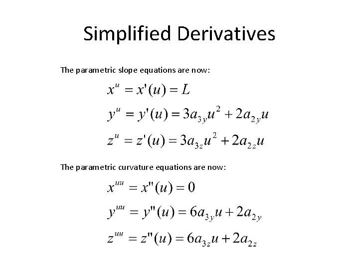 Bending In 2 Planes Parametric Form Assuming Small
