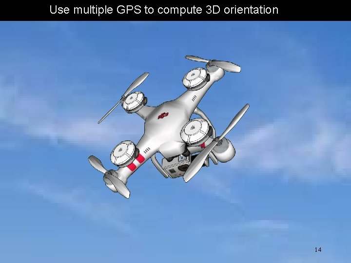 Use multiple GPS to compute 3 D orientation 14 