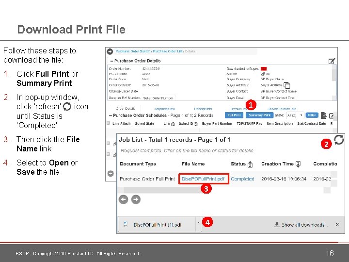 Download Print File Follow these steps to download the file: 1. Click Full Print