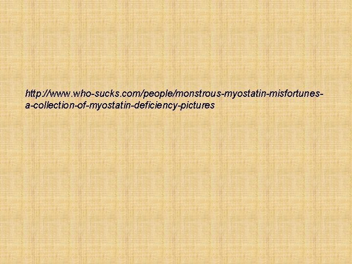 http: //www. who-sucks. com/people/monstrous-myostatin-misfortunesa-collection-of-myostatin-deficiency-pictures 