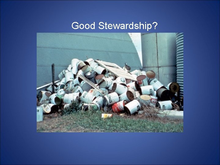 Good Stewardship? 
