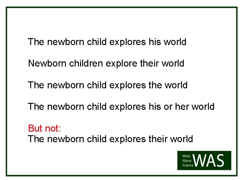 The newborn child explores his world Newborn children explore their world The newborn child