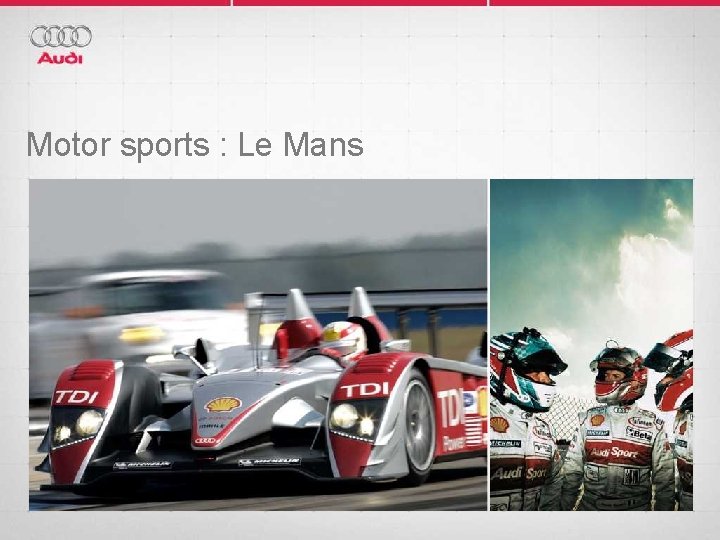 Motor sports : Le Mans 