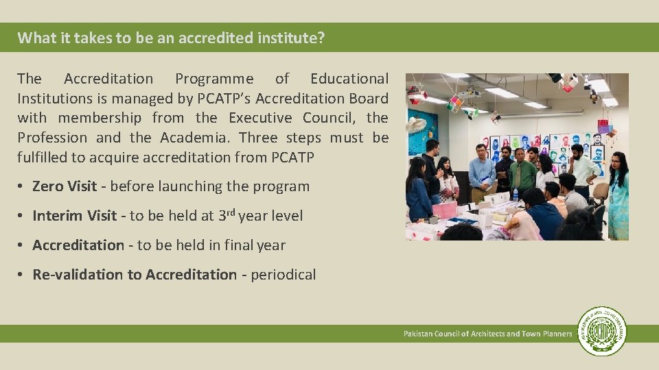 What it takes to be an accredited institute? The Accreditation Programme of Educational Institutions