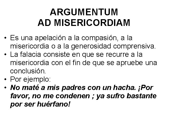 Populum argumentum ejemplo ad Argumentum ad