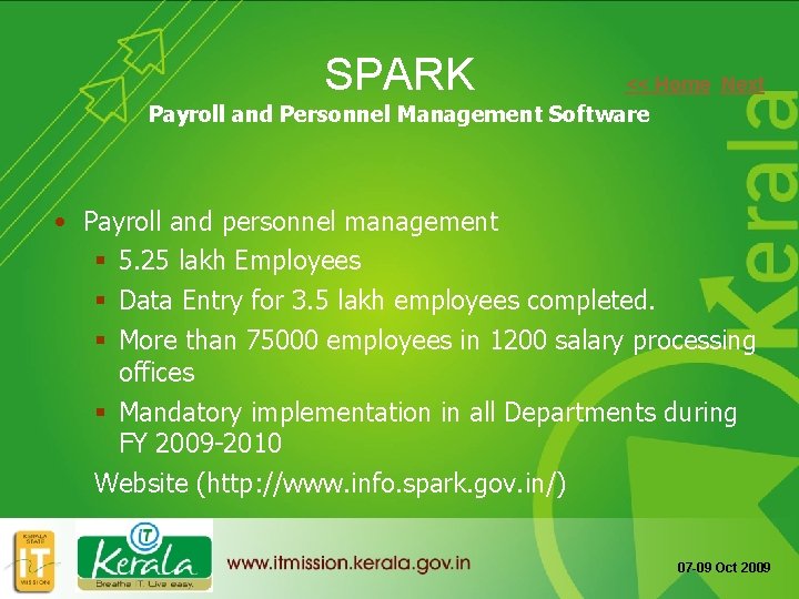 SPARK << Home Next Payroll and Personnel Management Software • Payroll and personnel management