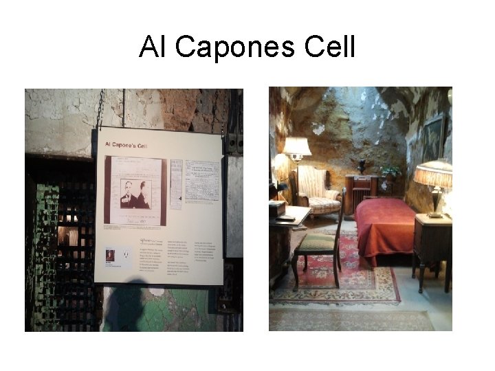 Al Capones Cell 