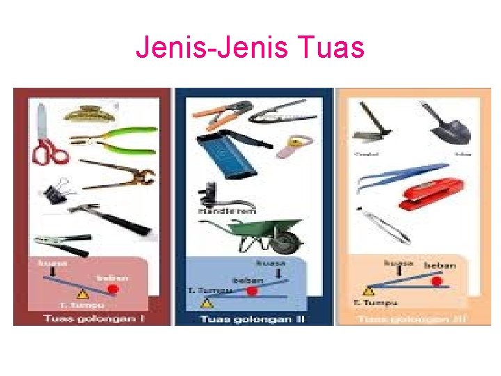 Jenis-Jenis Tuas 