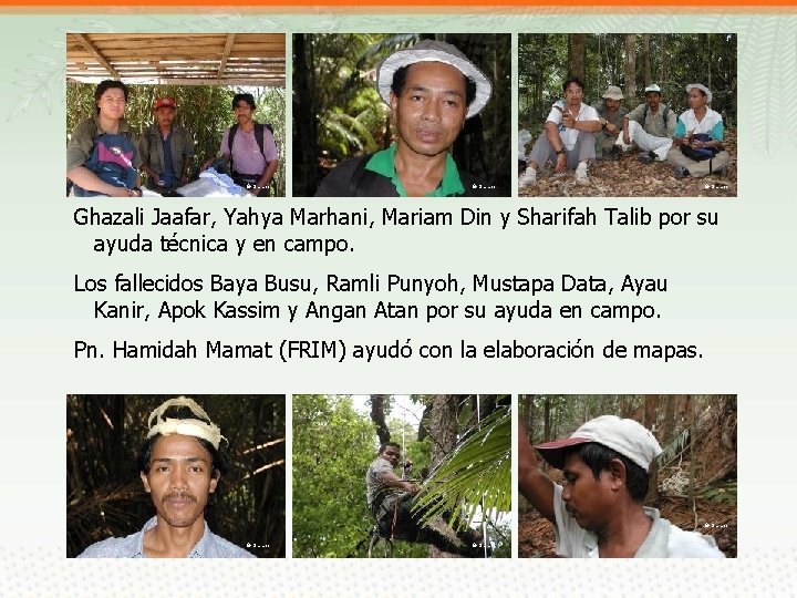 © SL Lee Ghazali Jaafar, Yahya Marhani, Mariam Din y Sharifah Talib por su